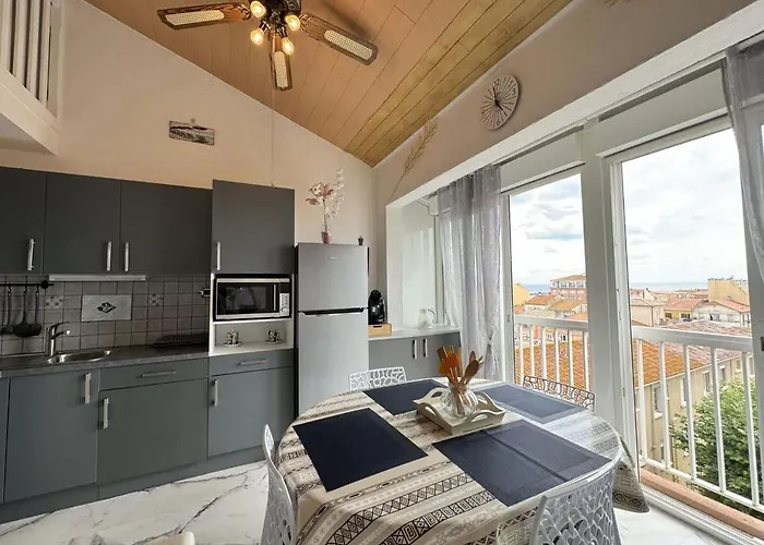 Valras-loc Vue Sur La Et Apercu De La Apartamento